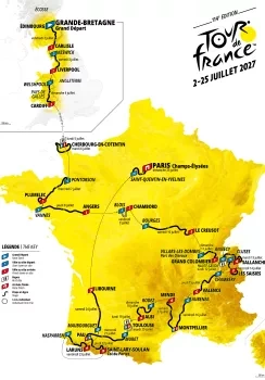 TOUR DE FRANCE 2027 : LE PARCOURS