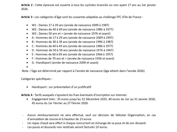 Réglement 1